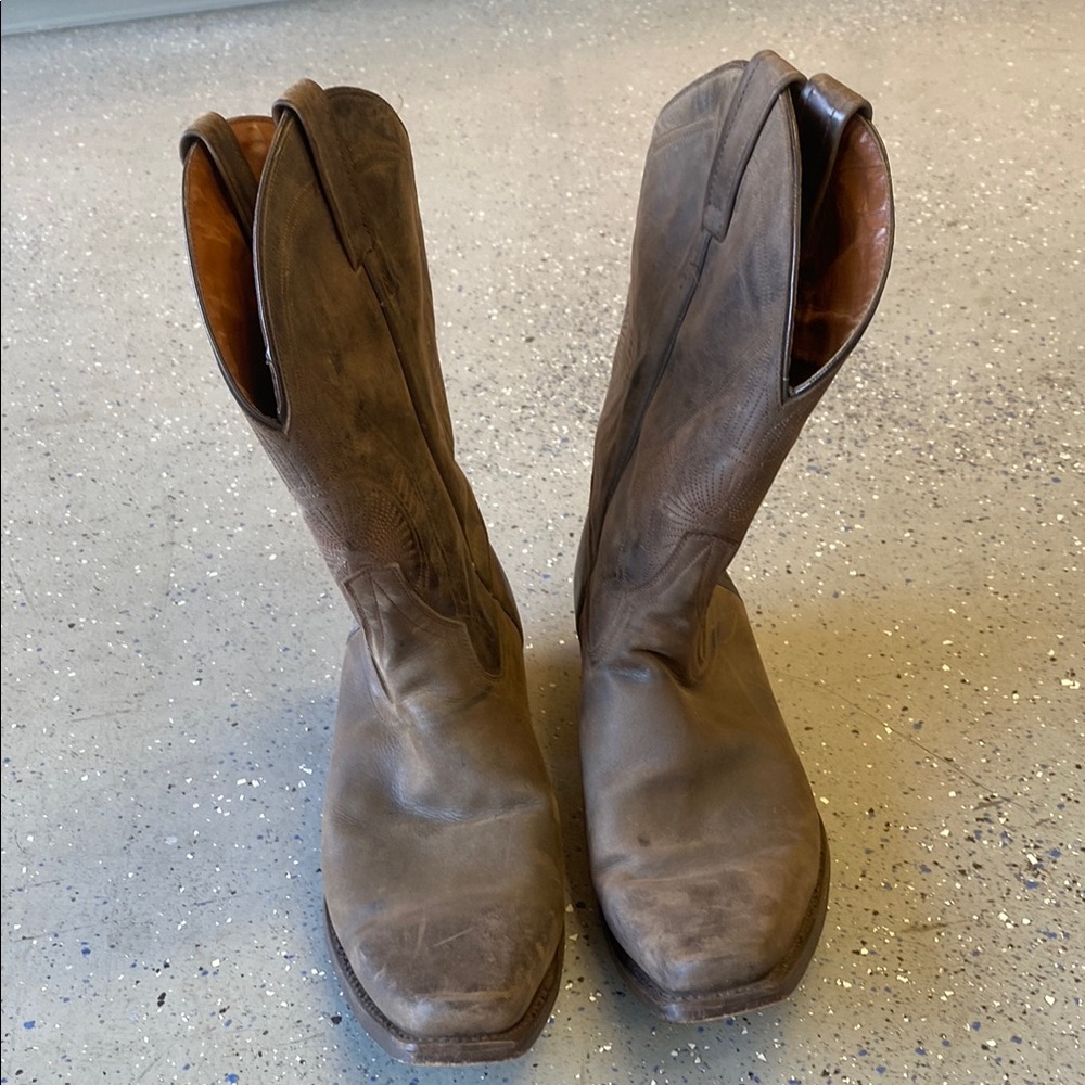 Men's Brown Leather Boots